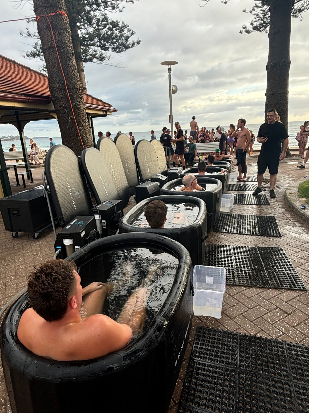 Ice bath hire at a corporate event Sydney
